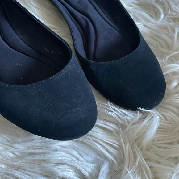 Soda black suede professional loafer work business career shoe gel soles 8 1/2 - Picture 9 of 16